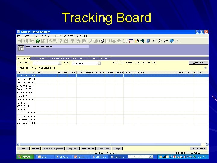 Tracking Board 