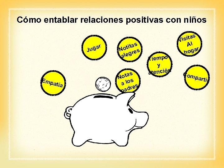 Cómo entablar relaciones positivas con niños r uga J Emp atía as otit s