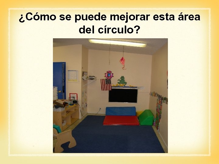 ¿Cómo se puede mejorar esta área del círculo? 