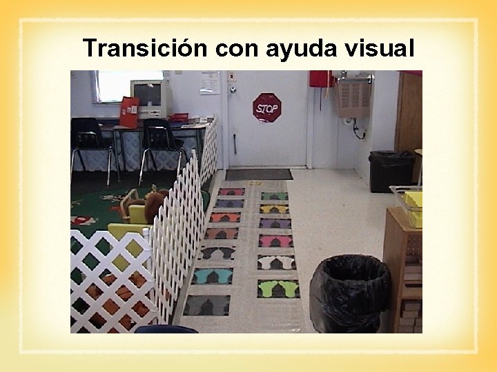 Transición con ayuda visual 