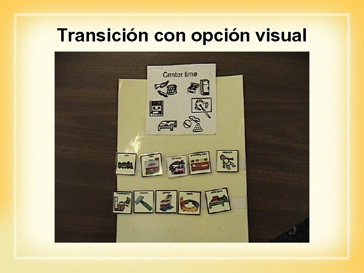 Transición con opción visual 