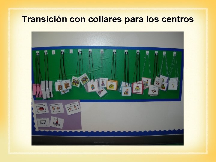 Transición collares para los centros 