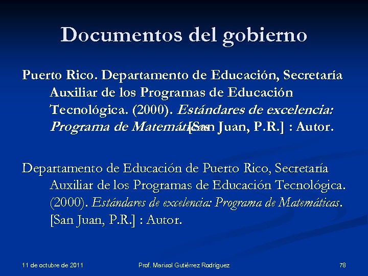 Documentos del gobierno Puerto Rico. Departamento de Educación, Secretaría Auxiliar de los Programas de
