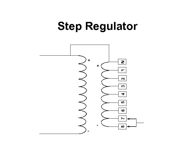 + - 8 7 6 5 4 3 2 1 + N Step Regulator