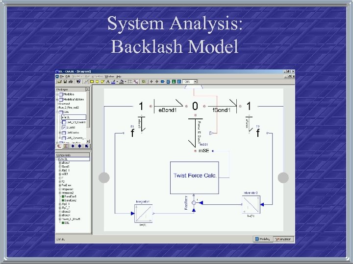 System Analysis: Backlash Model 