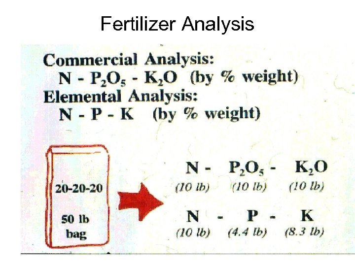 Fertilizer Analysis 