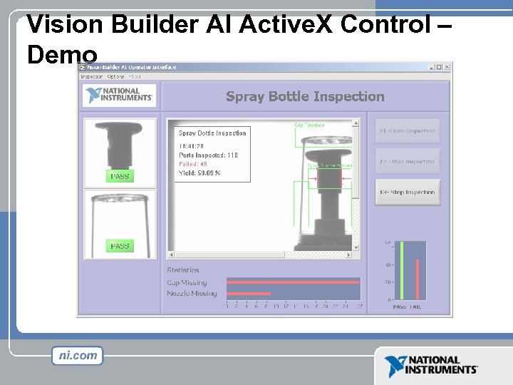 Vision Builder AI Active. X Control – Demo 