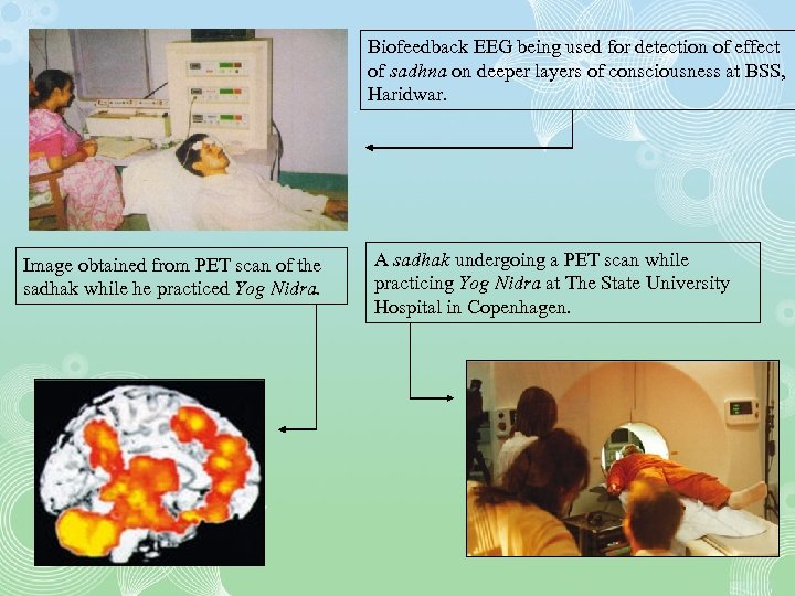 Biofeedback EEG being used for detection of effect of sadhna on deeper layers of