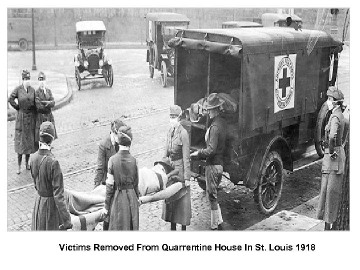 Victims Removed From Quarrentine House In St. Louis 1918 