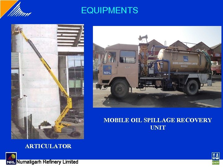 EQUIPMENTS MOBILE OIL SPILLAGE RECOVERY UNIT ARTICULATOR 