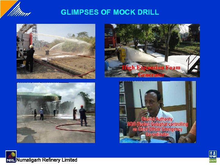GLIMPSES OF MOCK DRILL High Expansion Foam Generator 