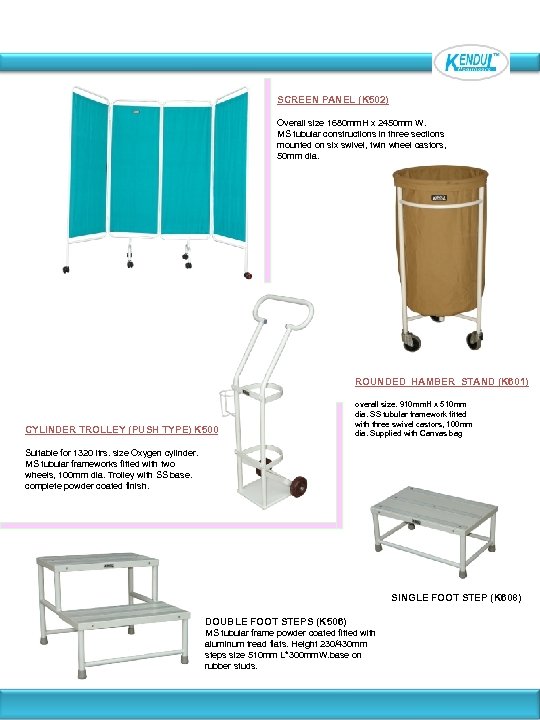 SCREEN PANEL (K 502) Overall size 1680 mm. H x 2450 mm W. MS