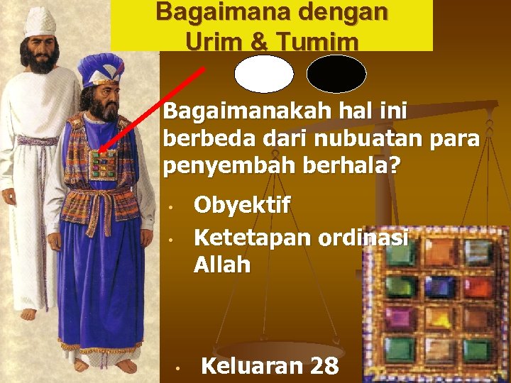 Bagaimana dengan Urim & Tumim Bagaimanakah hal ini berbeda dari nubuatan para penyembah berhala?