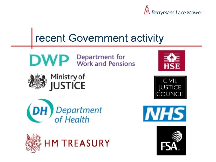 recent Government activity 