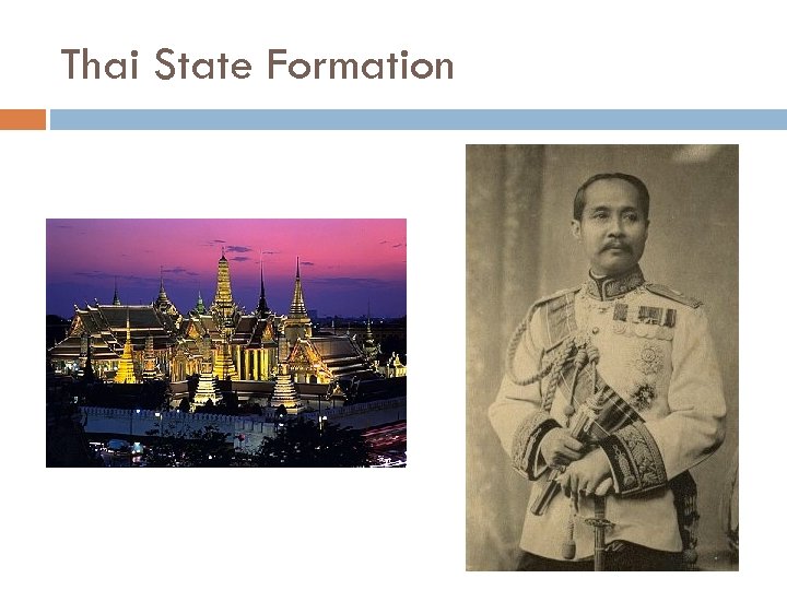 Thai State Formation 