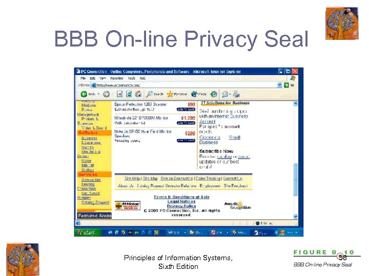 BBB On-line Privacy Seal Principles of Information Systems, Sixth Edition 38 