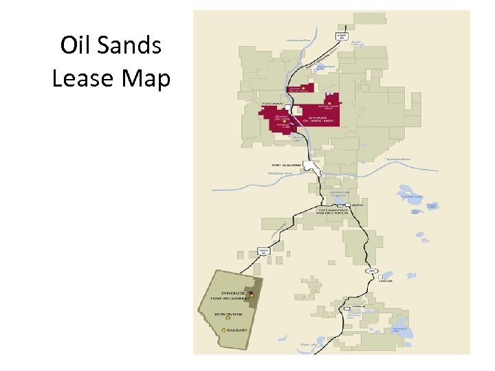 Oil Sands Lease Map 