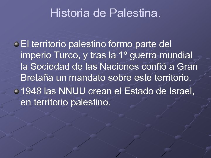 Historia de Palestina. El territorio palestino formo parte del imperio Turco, y tras la