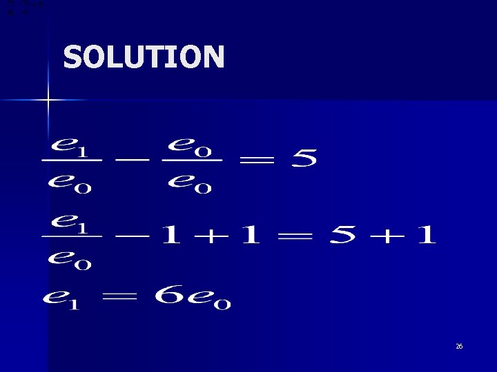 SOLUTION 26 