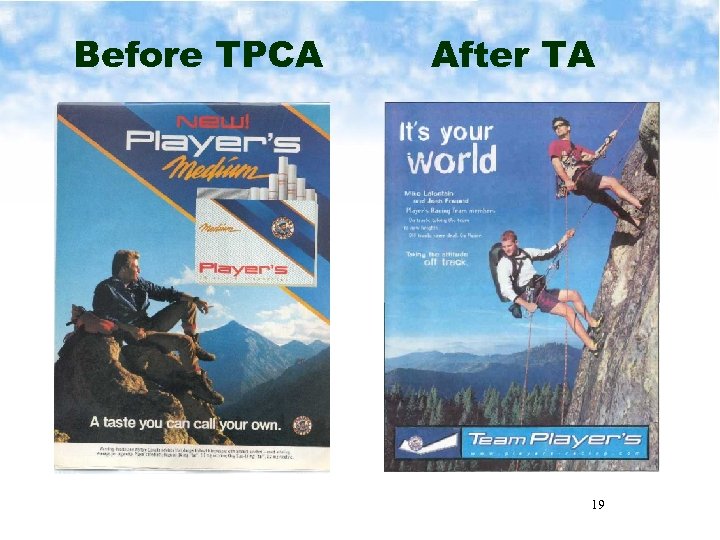 Before TPCA After TA 19 