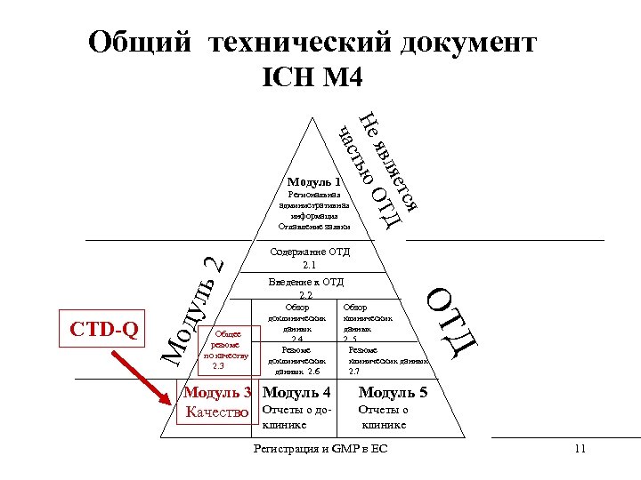 Общий технический документ ICH М 4 ся яет Д Т явл Не тью О