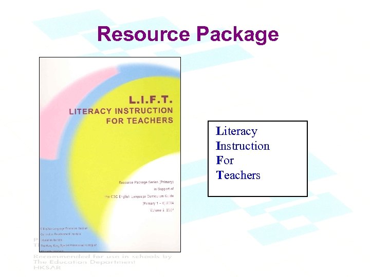 Resource Package Literacy Instruction For Teachers 