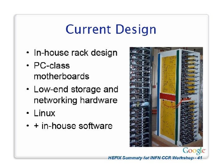 HEPIX Summary for INFN CCR Workshop - 41 