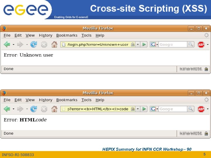 HEPIX Summary for INFN CCR Workshop - 90 