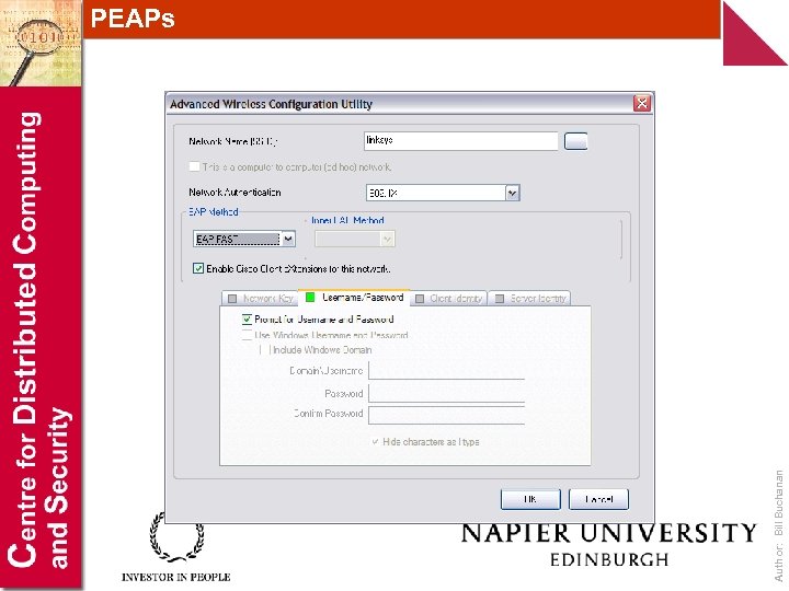 Author: Bill Buchanan PEAPs 