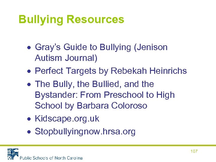 Bullying Resources Gray’s Guide to Bullying (Jenison Autism Journal) Perfect Targets by Rebekah Heinrichs