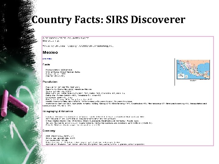 Country Facts: SIRS Discoverer 