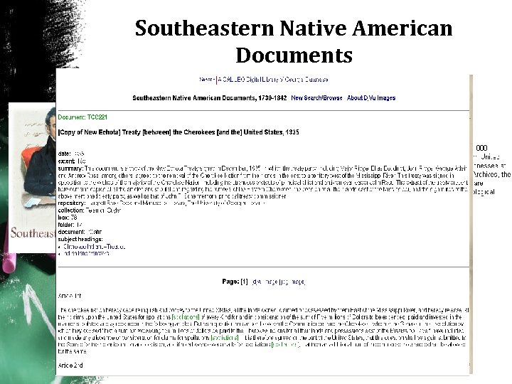 Southeastern Native American Documents 