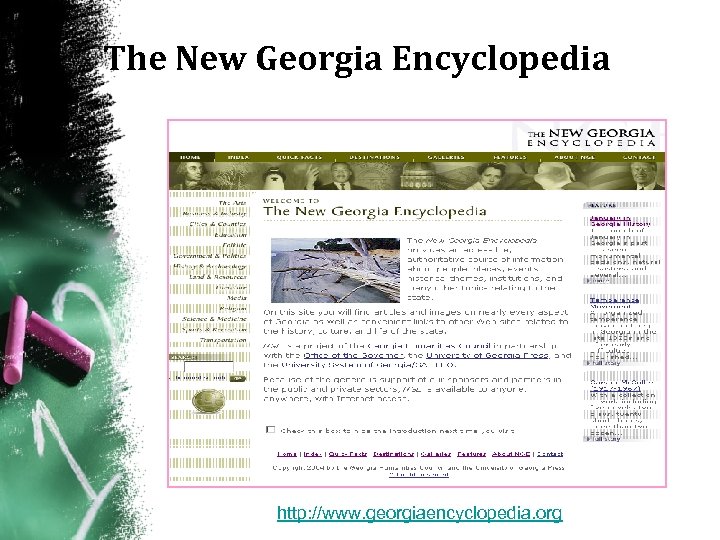 The New Georgia Encyclopedia http: //www. georgiaencyclopedia. org 