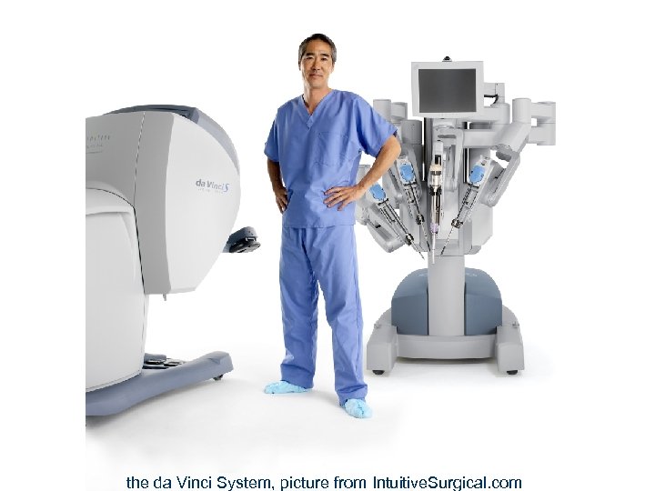 the da Vinci System, picture from Intuitive. Surgical. com 