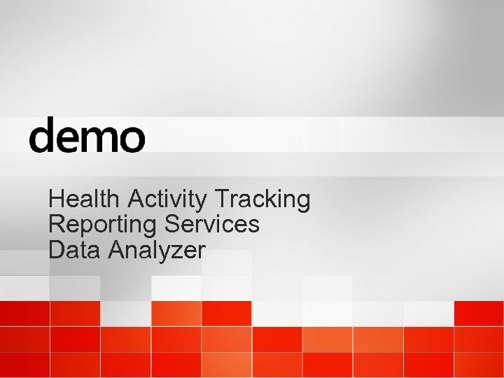 Health Activity Tracking Reporting Services Data Analyzer 