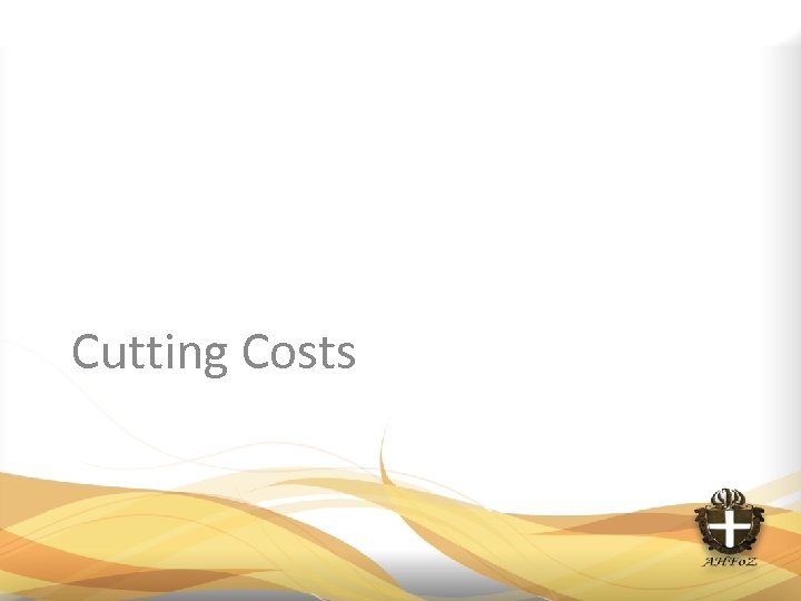 Cutting Costs 