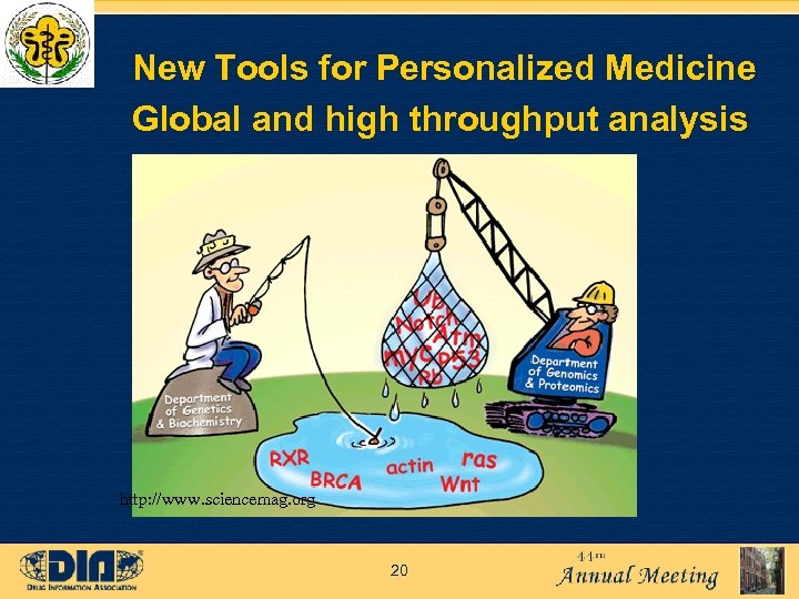 New Tools for Personalized Medicine Global and high throughput analysis http: //www. sciencemag. org