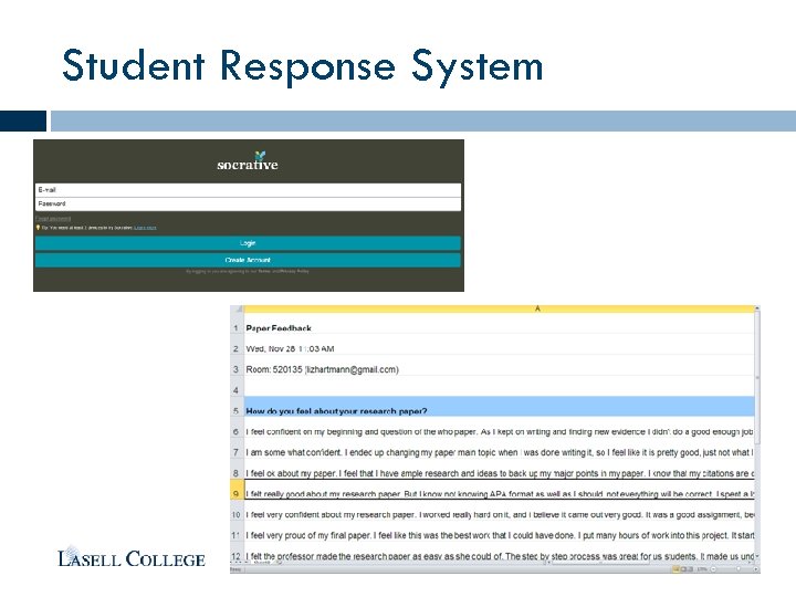 Student Response System 
