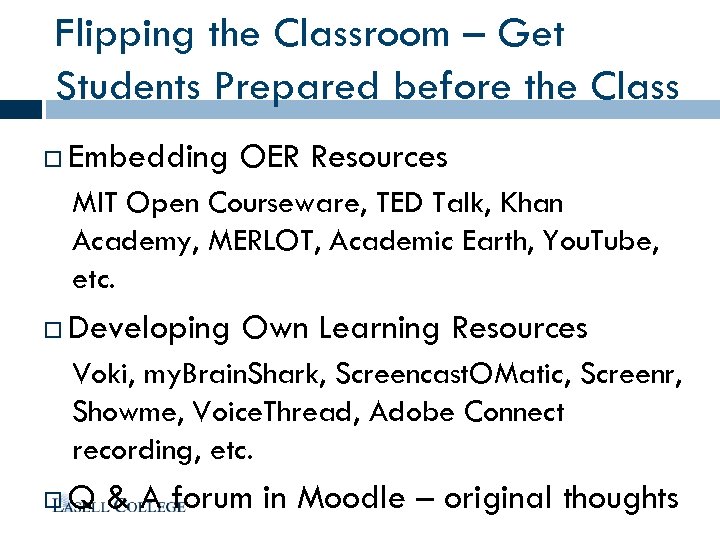Flipping the Classroom – Get Students Prepared before the Class Embedding OER Resources MIT