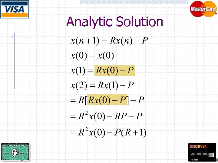 Analytic Solution 