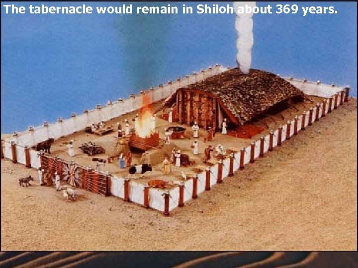 The tabernacle would remain in Shiloh about 369 years. 