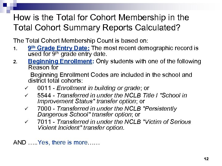 How is the Total for Cohort Membership in the Total Cohort Summary Reports Calculated?