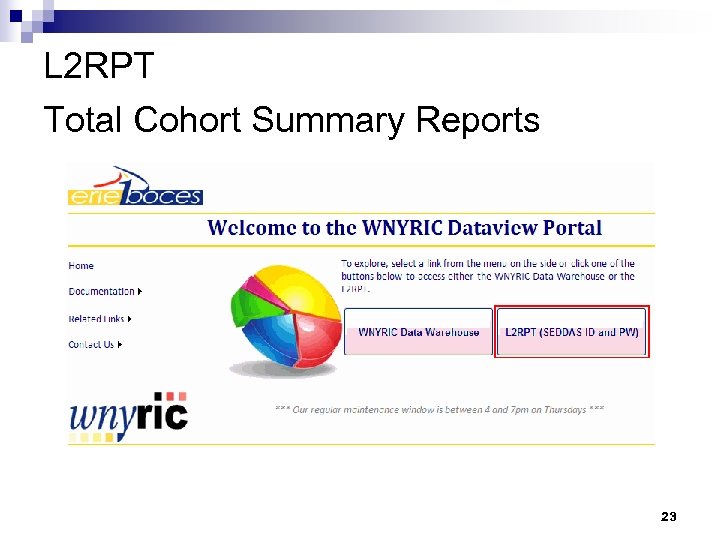 L 2 RPT Total Cohort Summary Reports 23 