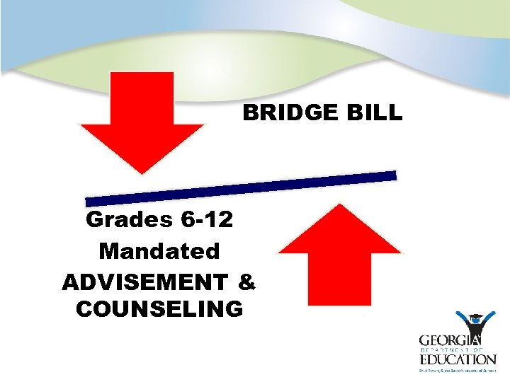 BRIDGE BILL Grades 6 -12 Mandated ADVISEMENT & COUNSELING 