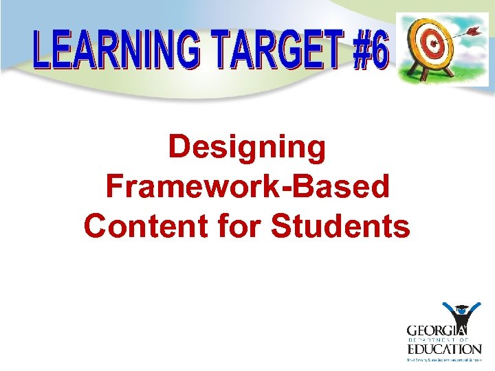 Designing Framework-Based Content for Students 