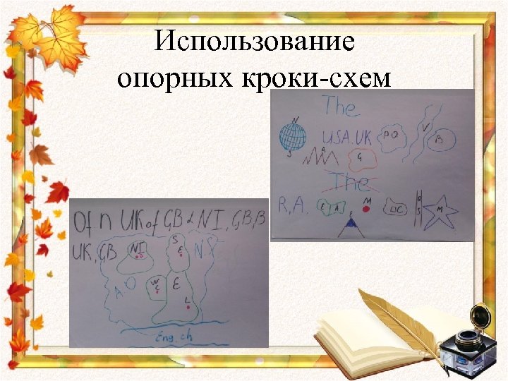 Использование опорных кроки-схем 