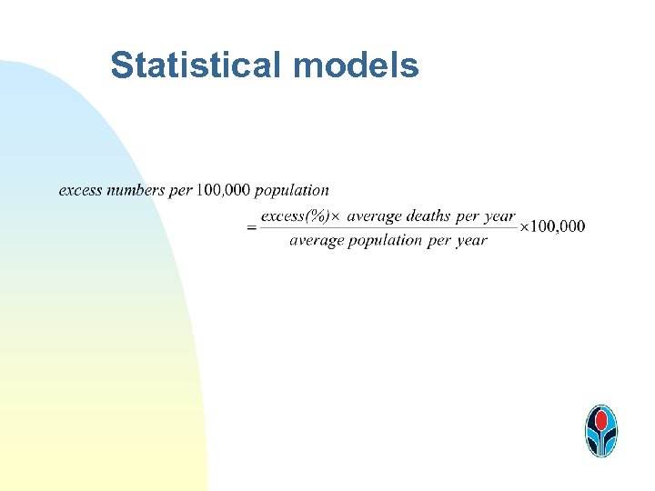 Statistical models 
