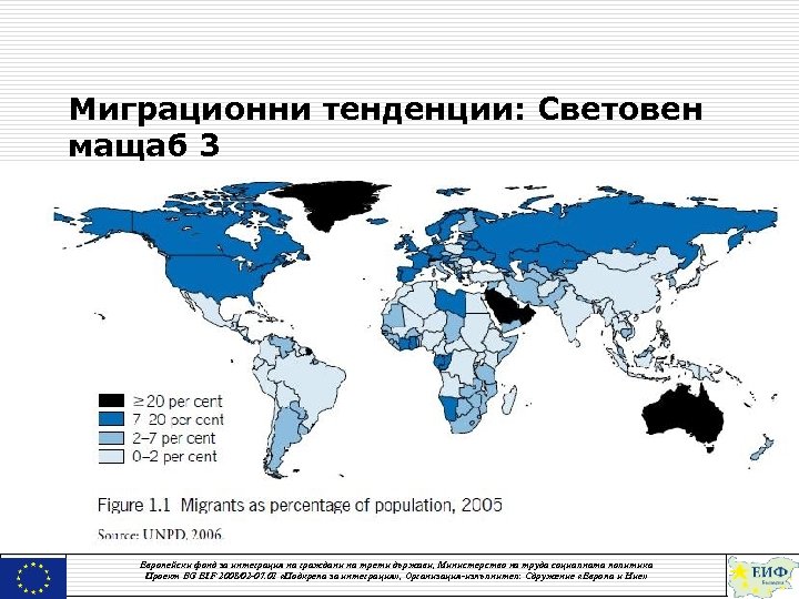 Миграционни тенденции: Световен мащаб 3 Европейски фонд за интеграция на граждани на трети държави,