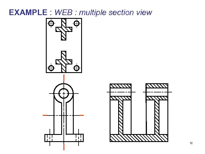 EXAMPLE : WEB : multiple section view 12 