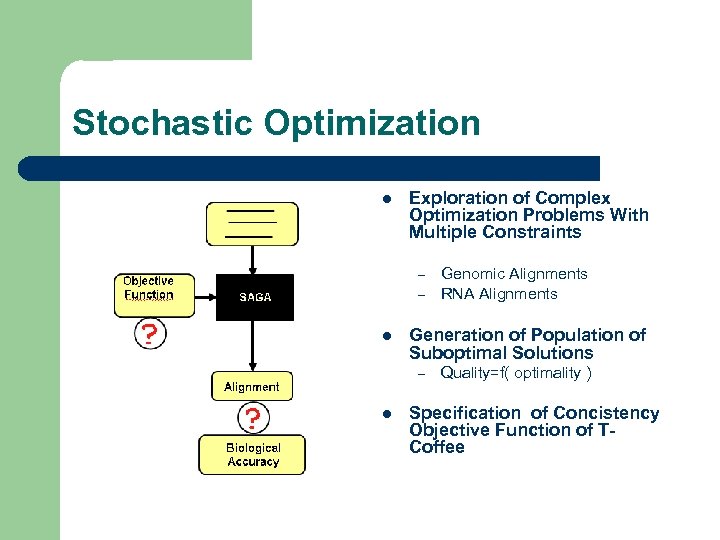 Stochastic Optimization l Exploration of Complex Optimization Problems With Multiple Constraints – – l
